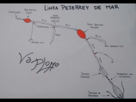 La forma obvio esencia Aparejo para Pejerrey de Mar (Linea Quebrada) | Rigging for Sea Pejerrey  (Broken Line) - YouTube