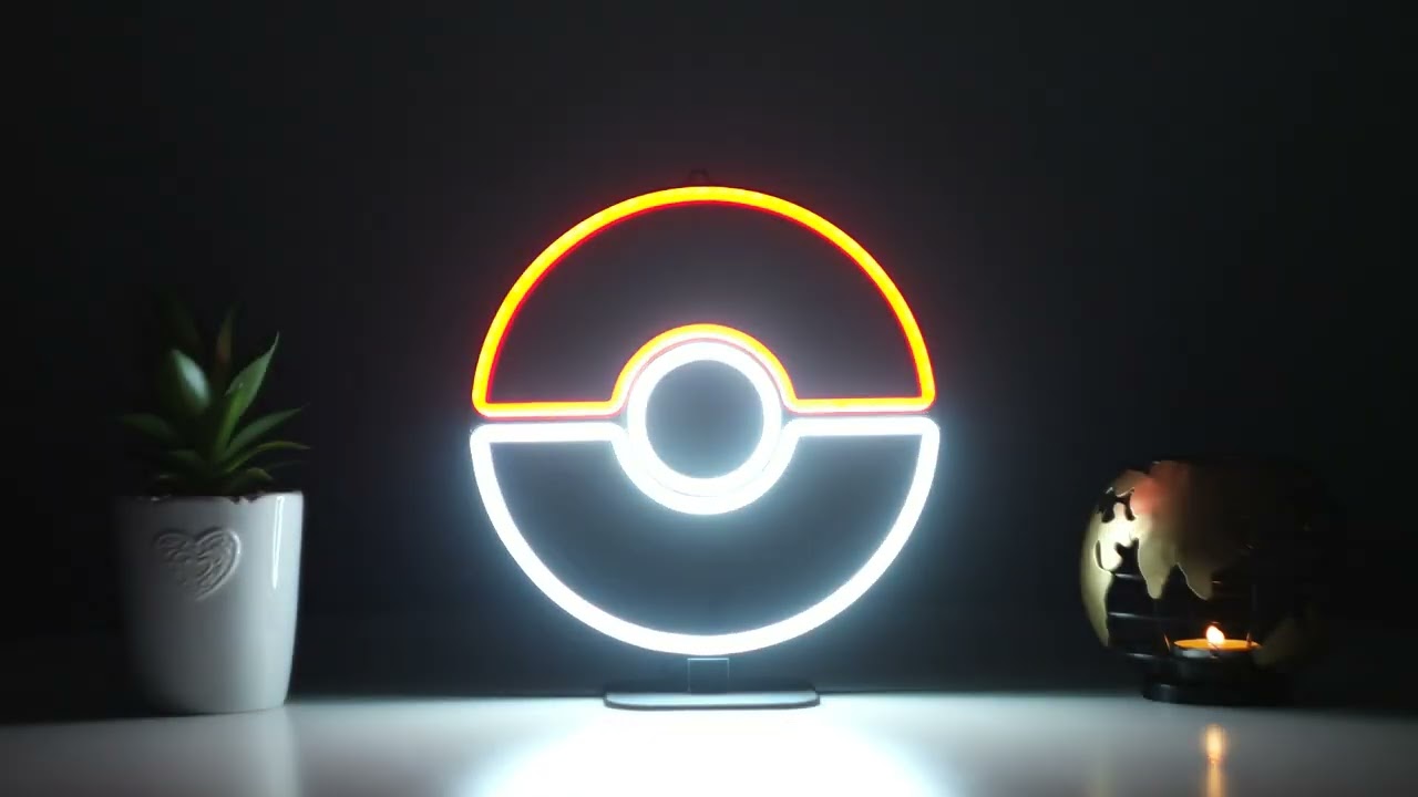 Pokeball LED Neon Sign Pokemon