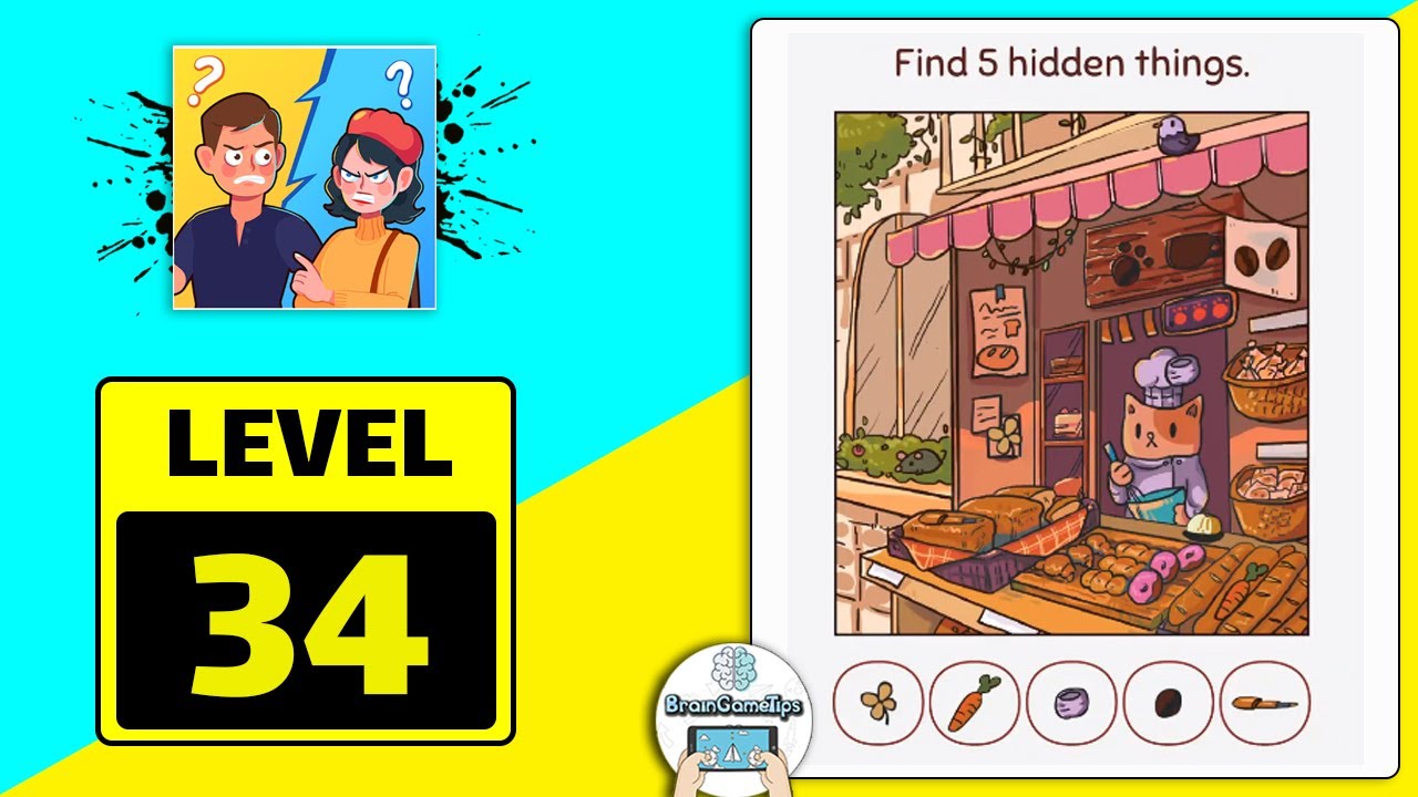 Who Is Impostor ? - Level 34 Find 5 Hidden Things Answer