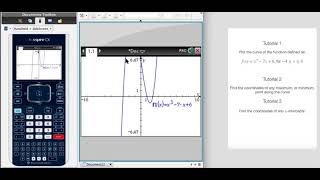 How to plot a function’s curve and adjust the window size with the TI NSpire CX