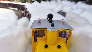 Snow Plow Ride Along on the Garden Railway by mapic2 142,164 views 3 years ago 1 minute, 27 seconds