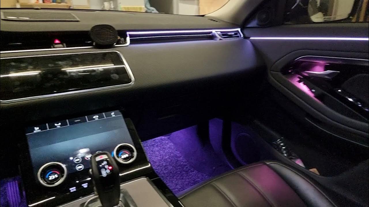 Range Rover Evoque Ambient Light 레인지로버 이보크 신형 실내엠비언트! YouTube