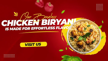 Boneless Chicken Biryani | SpiceRasta | Indian Cuisine