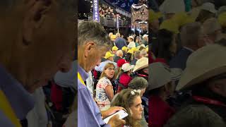 Spectators at the Republican National Convention tape up their ears like former President Trump