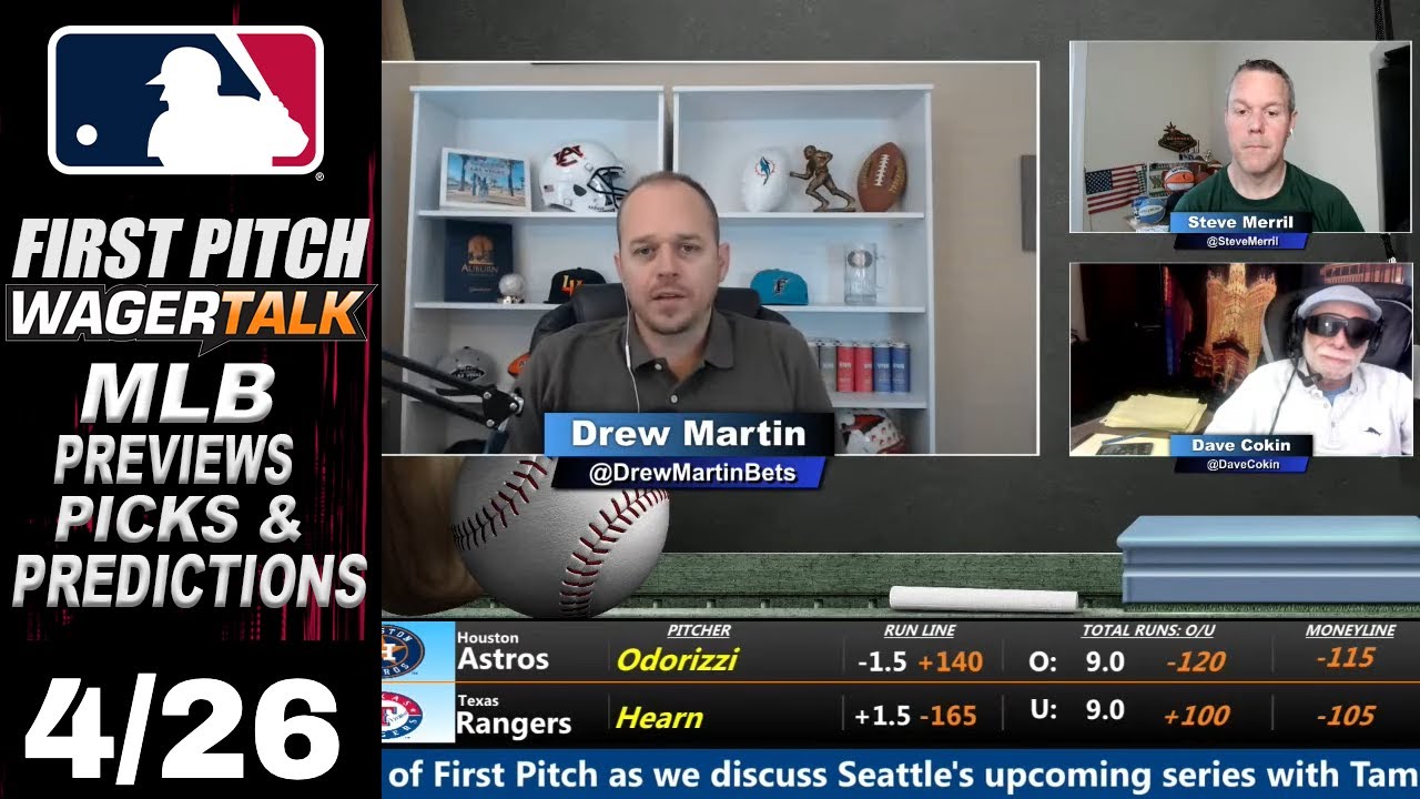 MLB Picks, Predictions and Odds |  First Pitch Daily Baseball Betting Preview | April 26