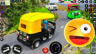 City Rickshaw Driving Games 3D | Pick Up A Passenger On The Station And Drop They Re| screenshot 2