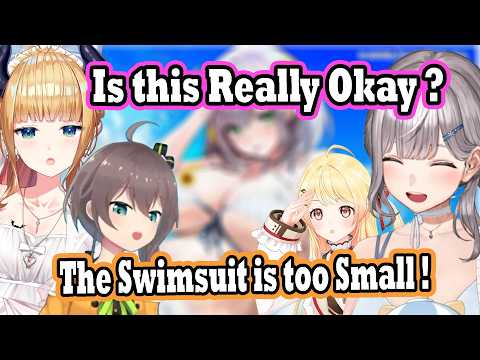 Noel's Holo Dreams Swimsuit Is So Dangerous, Even Matsuri & Choco Were Worried !