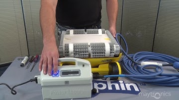 Out of water self test Dolphin Apollo robotic pool cleaner