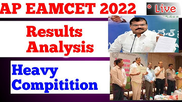 ap eamcet result Analysis 2022|ap eamcet result 2022|ap eamcet 2022 results|eamcet results 2022 ap