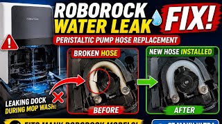 Roborock Water Leak Fix! Peristaltic Pump Hose Replacement (S7 MaxV Ultra + Similar Models)