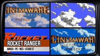 ROCKET RANGER Cinemaware 4 on 1 SPLITSCREEN GAME AMIGA PC NES ATARI COMPARE 60 FPS HD 1988 STEVE