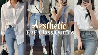 Aesthetic/Minimalist Outfits For F2F Class 2022 (Color Combos) Pinterest & Korean OutFits screenshot 5