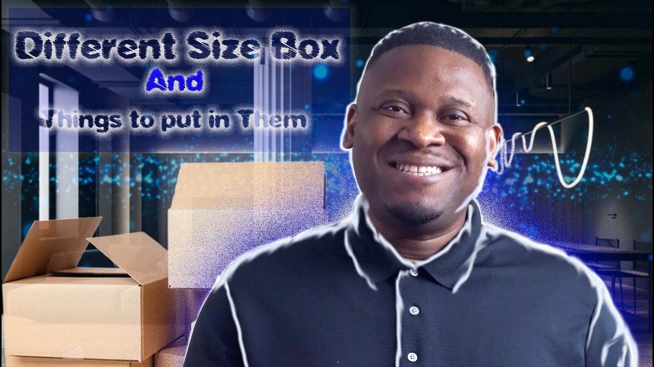 Different size boxes and things to pack in them! - YouTube