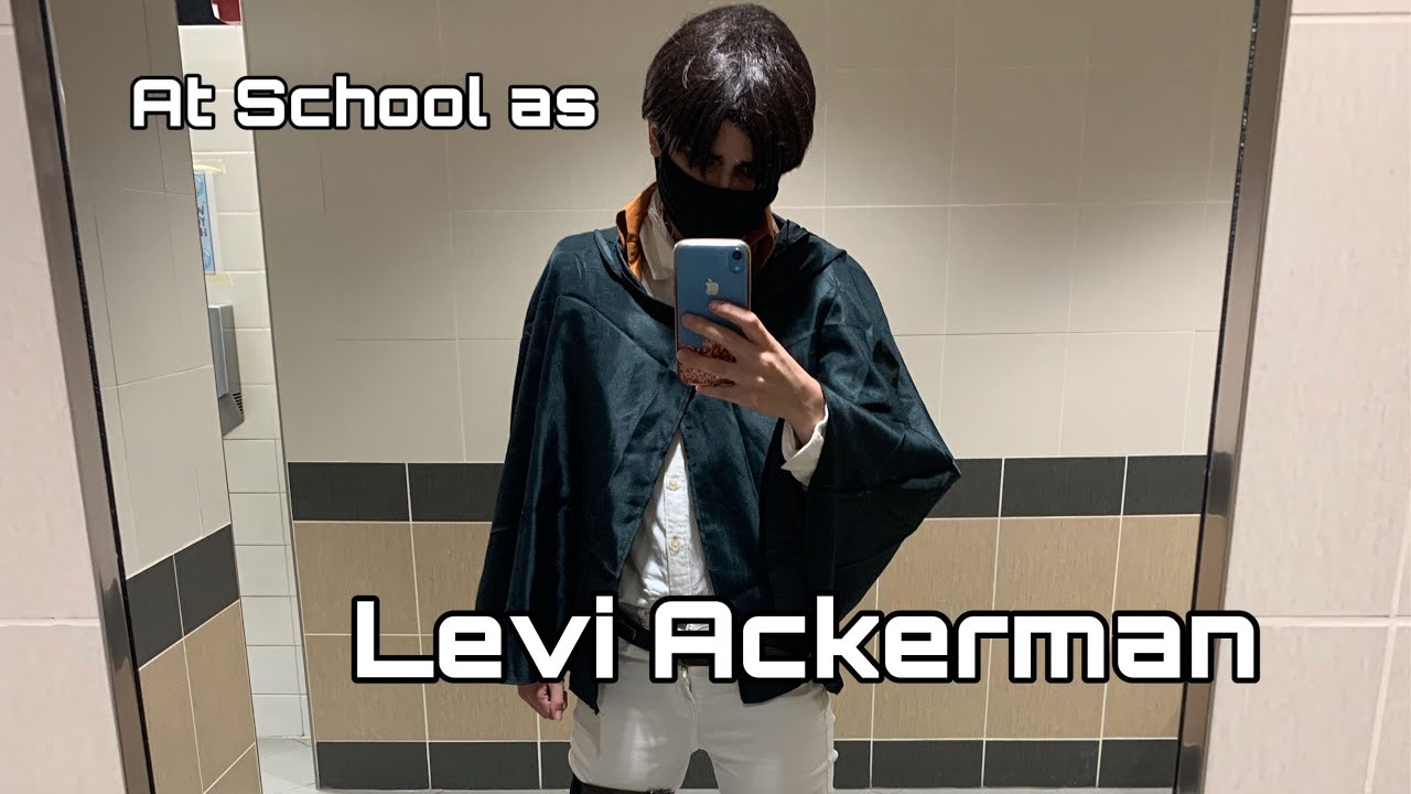 At School As Levi Ackerman (AOT) Vlog