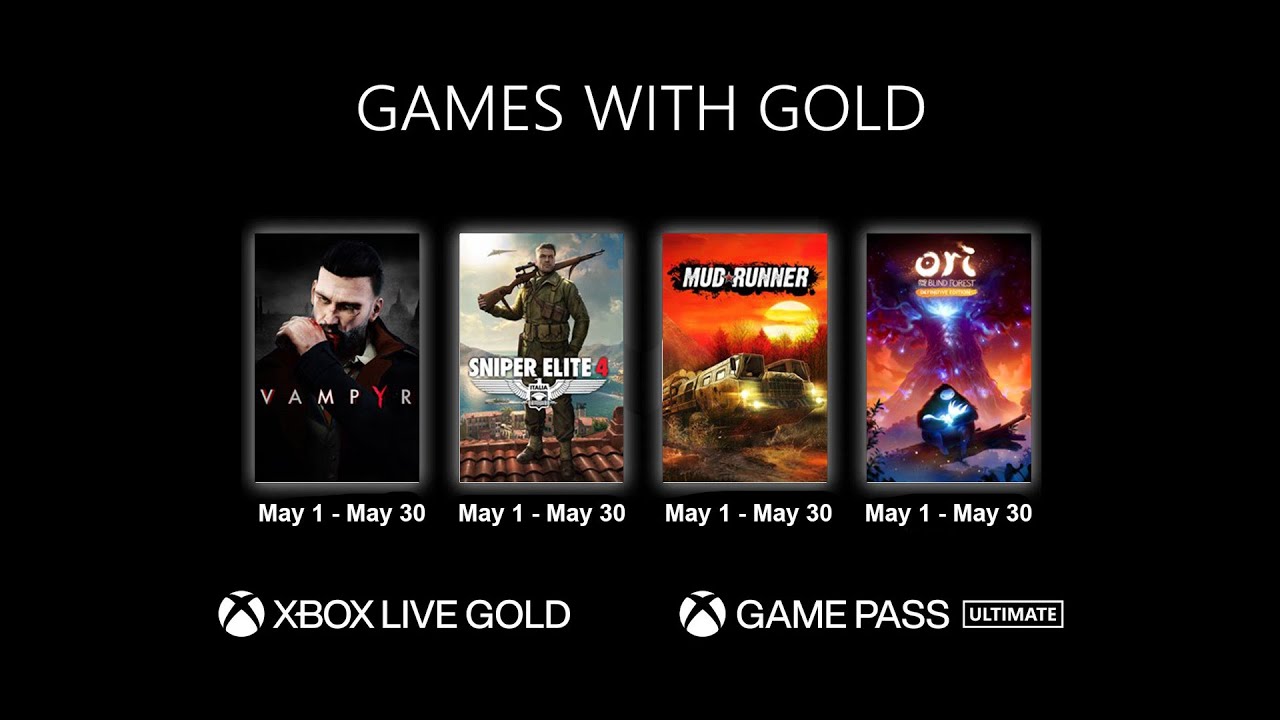Games With Gold May 2022 YouTube