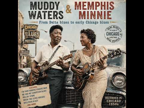 Muddy Waters & Memphis Minnie – From Delta Blues to Early Chicago Blues  | Crossroads Delta Blues