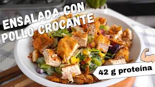 La Ensalada de Pollo Crocante que preparo todas las Semanas | Lista en 20 minutos, Alta en Proteína