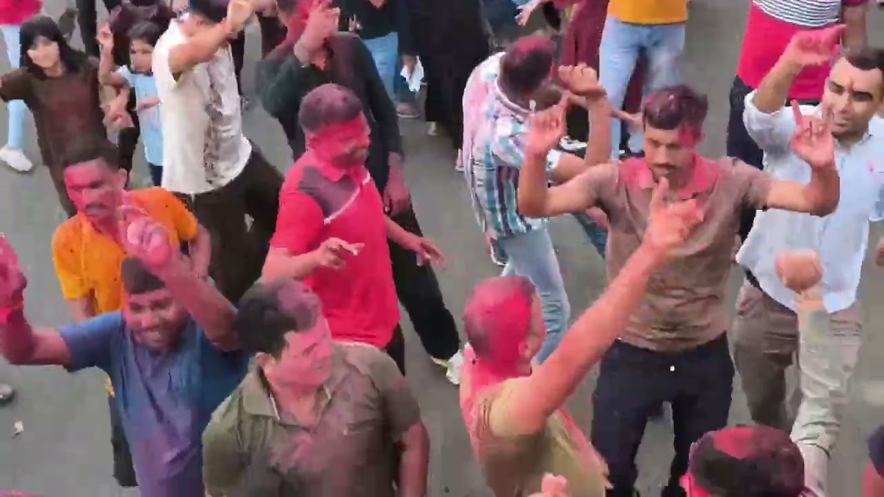 Durgaji visarjan dance CISF unit ntpc Khargone township 