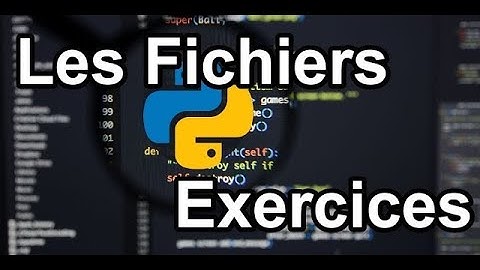 Python Série Exercices | Les Fichiers | Arabic Darija | Exercice 5 : سلسلة تمارين بايثون بالدارجة