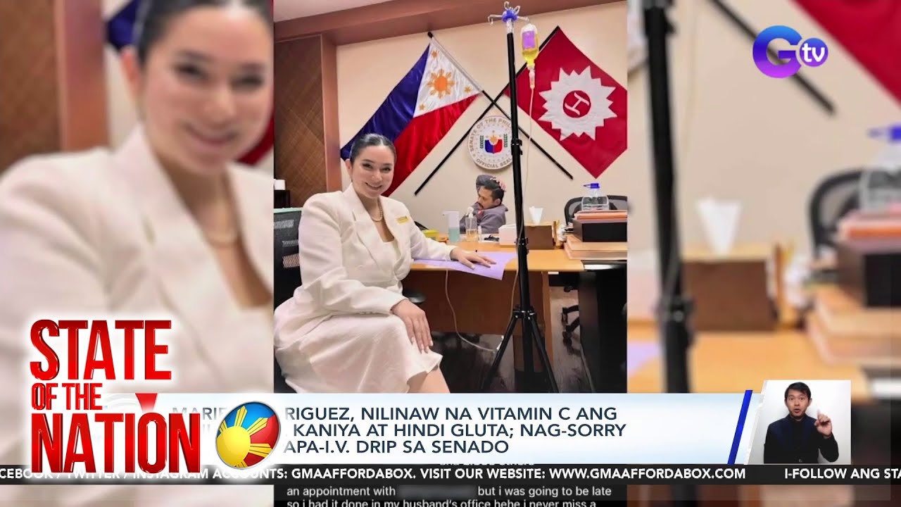 mariel rodriguez glutathione Padilla's 'gluta drip' session at Senate draws flak Mariel Padilla apologizes to Senate;