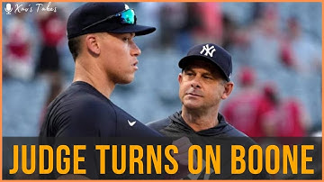 Aaron Judge claps back at Aaron Boone
