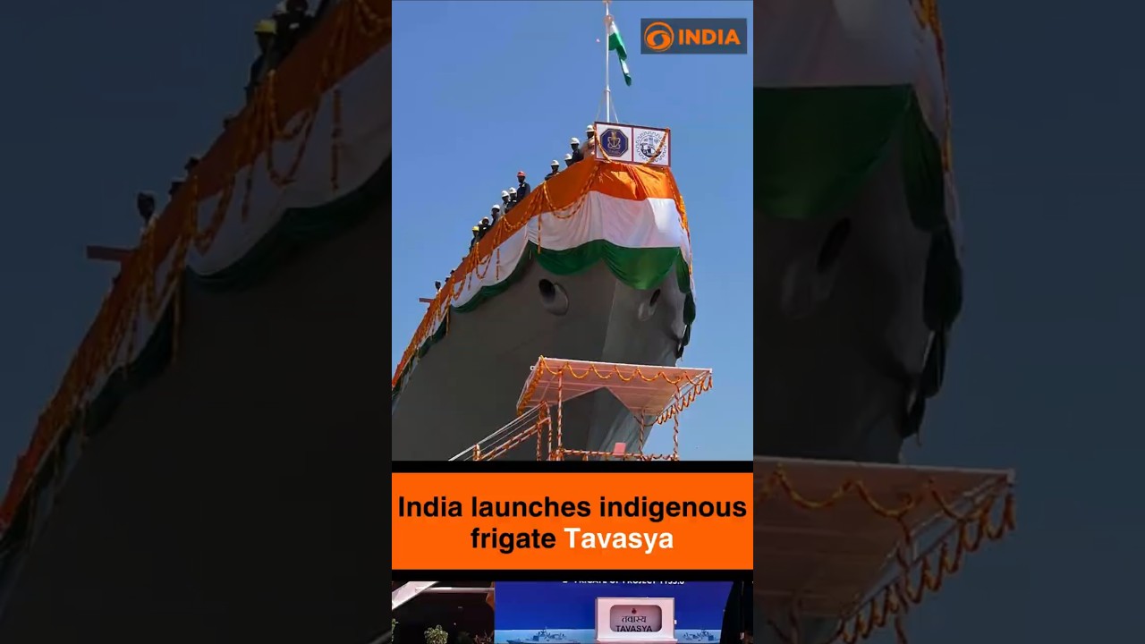 India launches indigenous frigate Tavasya