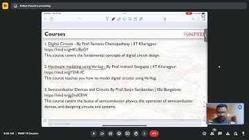 NPTEL - Jobs and Research Oppurtunities in VLSI Design - PMRF Live Session 12 | 25th April -