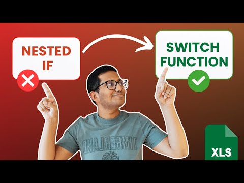 ✋ Stop Using NESTED IF Formulas in Excel, Use SWITCH Function Instead
