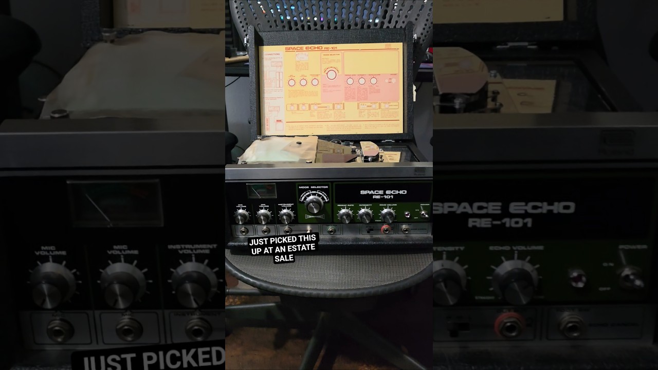 Roland Space Echo RE-101 find! #musician #guitar #roland - YouTube