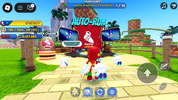 How To Auto Run on Sonic Speed Simulator (LEVEL UP FAST)