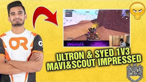 Ultron 1v3 & Syed 1v3 MAVI & SCOUT IMPRESSED #teamxspark #mavi #scout