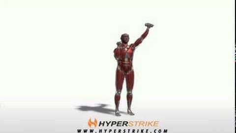 Dumbbell Push Press With Rotation - Alternating