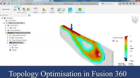Topology optimization in Fusion 360