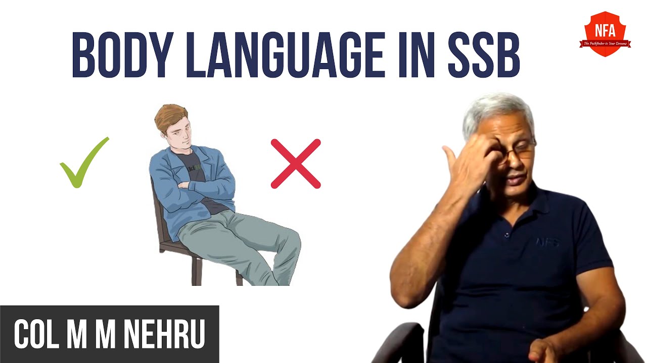 Doubt Body Language SSB Doubt Clearance | Body Language in SSB | Colonel Nehru | NFA ...