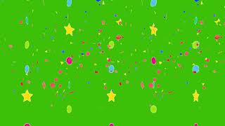Футаж Конфетти | Футажи для видео | зеленый фон | хромакей | confetti green screen | ФутаЖОР