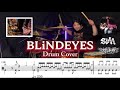 【譜面DL可】BLiNDEYES feat. Yukina from 花冷え。/ SiM【叩いてみた】Drum Cover