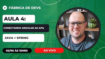 AULA 4 - INTEGRANDO ANGULAR COM API JAVA/SPRING - Projeto Crypto