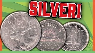 SILVER CANADIAN COINS WORTH MONEY - VALUABLE CANADIAN COINS!!