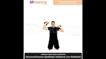 Desenvolvimento Ajoelhado Unilateral com Kettlebell