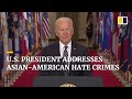 US President Biden addresses ‘vicious’ hate crimes against Asian-Americans during pandemic