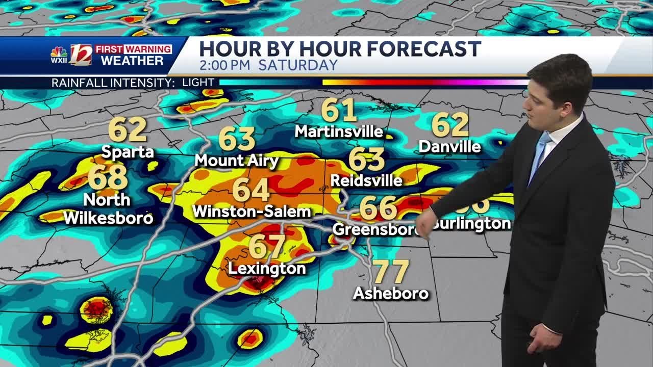 WATCH: Periods of rain and storms this weekend - YouTube