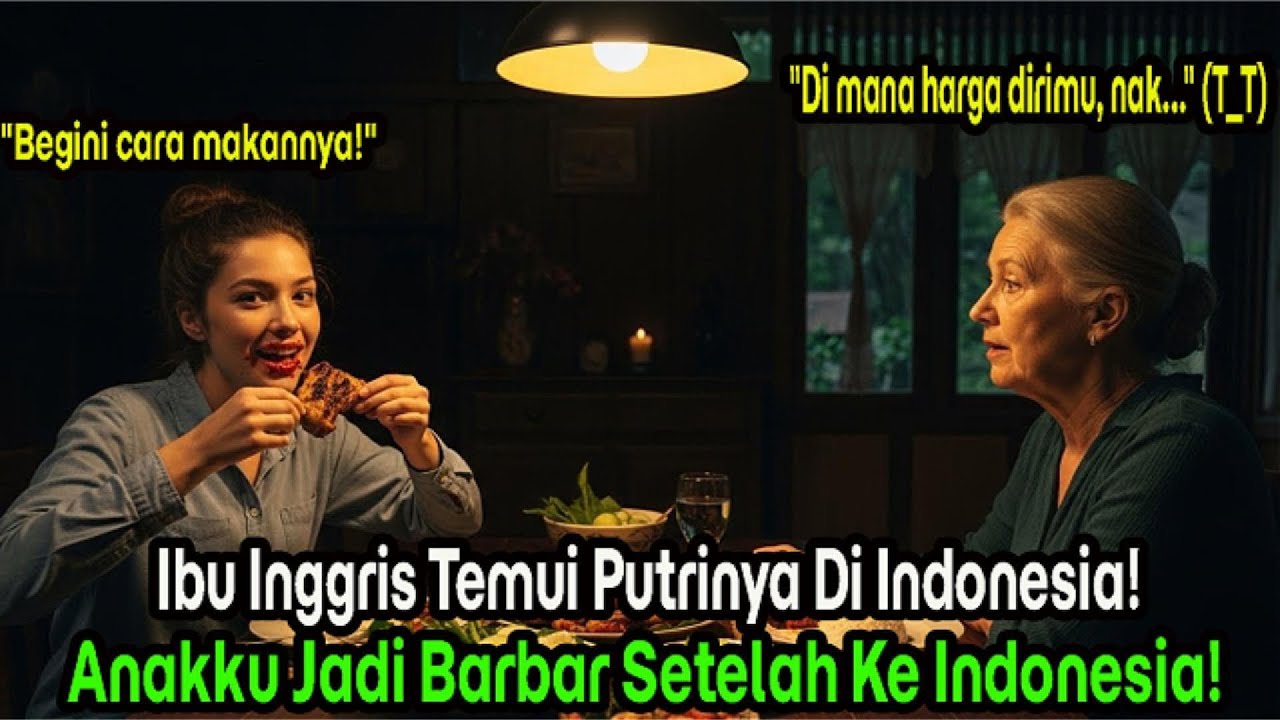 SYOK! IBU DARI INGGRIS KAGET LIHAT CARA MAKAN PUTRINYA YANG MENIKAH DENGAN ORANG INDONESIA.