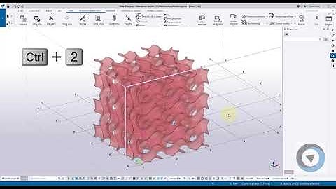Test Gyroid model in Tekla 2021 by using Tekla-GH link