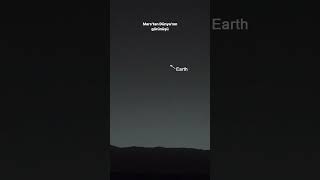 160 milyon km uzaklıktaki Mars’tan Dünya’nın görünüşü
