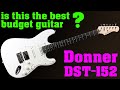 Unboxing, tests and review of the Donner DST-152, Strat style guitar kit