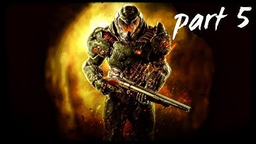 doom walkthrough gameplay part 5 (nightmare graphics) 60 fps 4k