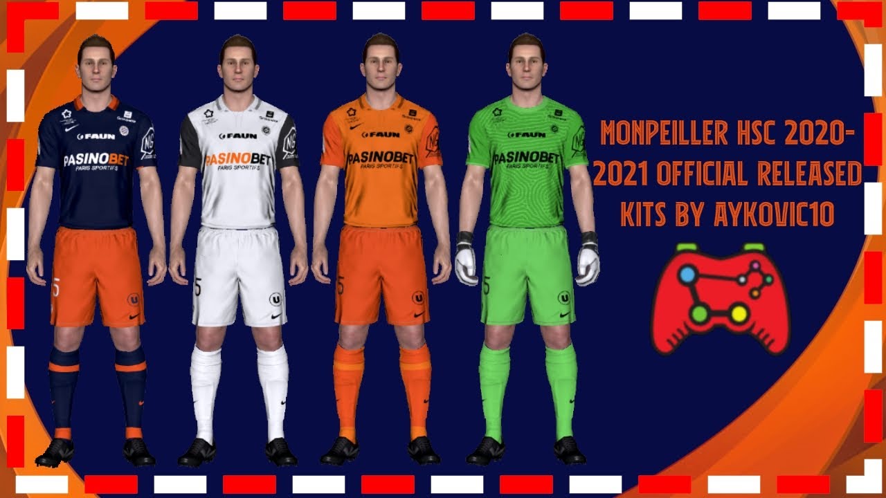PES 2017|Montpellier HSC 2021 Official Released Kits|by