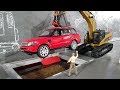 УТОПИЛИ Range Rover Sport ... Scale RC Trucks, excavator 1580, Front Loader