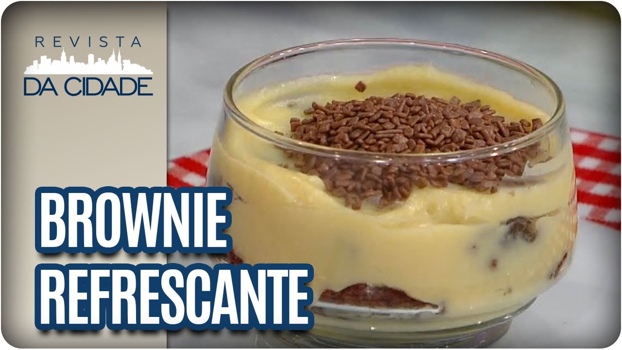 RECEITA DE BROWNIE REFRESCANTE DE VERÃO REVISTA DA CIDADE (27/01/17)