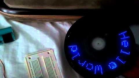 Pov 2.0 scrolling text animation demo